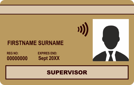 CSCS Gold Supervisor Card