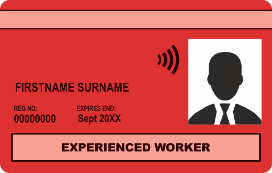 CSCS Red Experienced Card