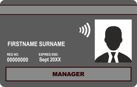 CSCS Black Manager Card