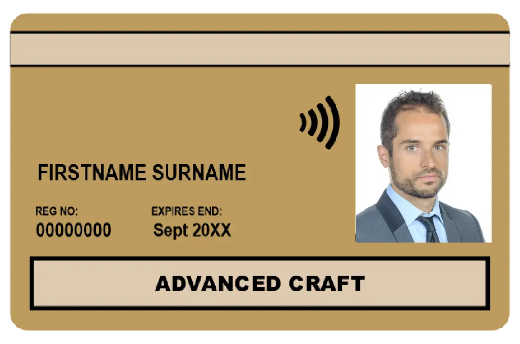 CSCS Gold Advanced Craft Card