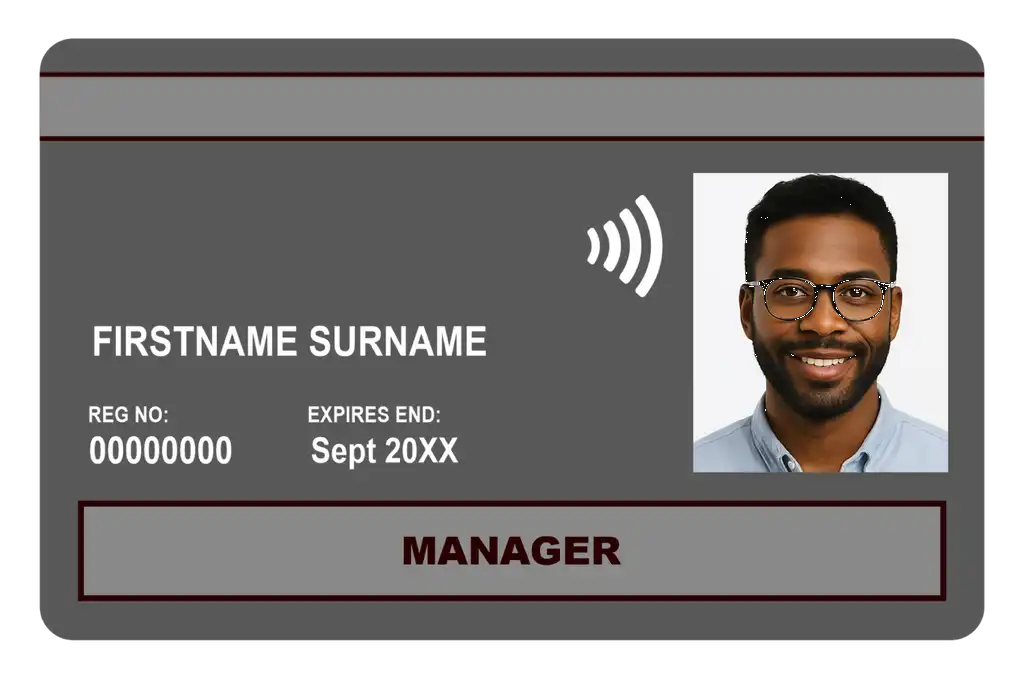 CSCS Black Manager Card