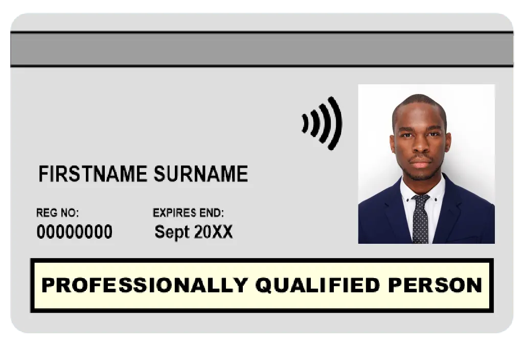 CSCS White Professionally Qualified Person Card