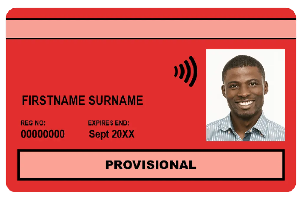CSCS Red Provisional Card