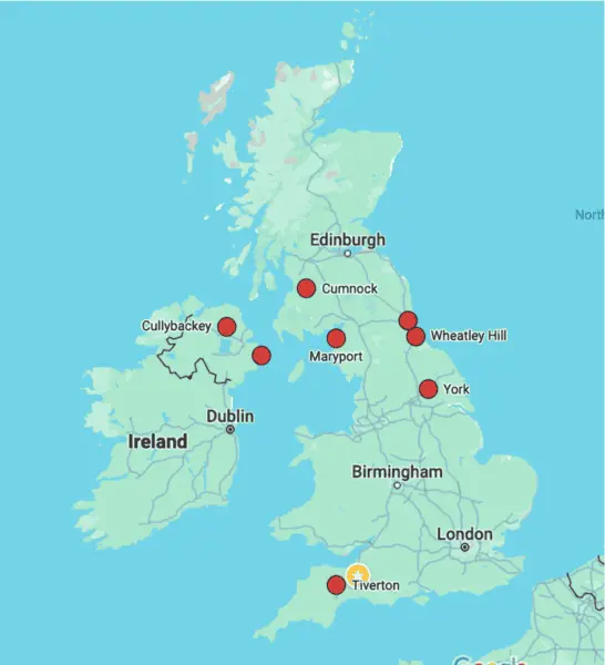 Test Centre Locations